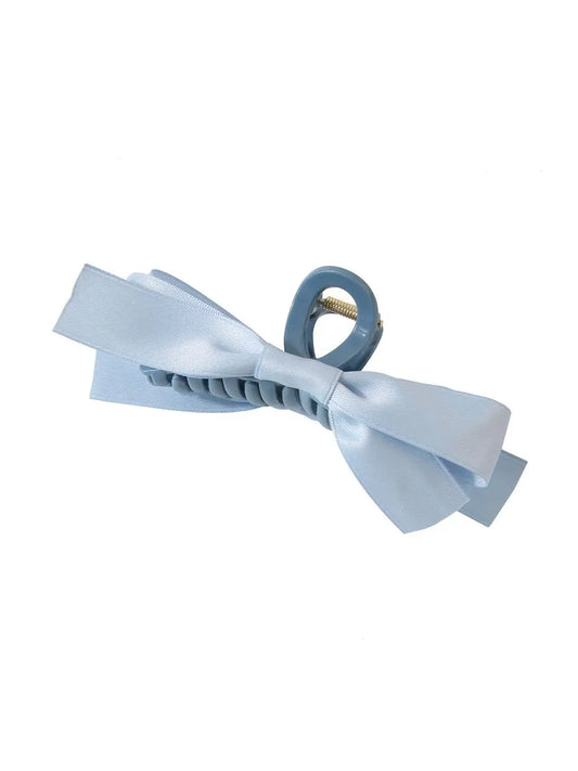 Bow Claw Clip - Baby Blue