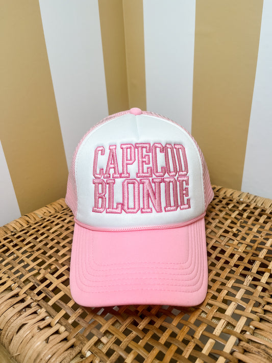 Charmed Crowns by CCB - CapeCodBlonde - Pink/White Snapback